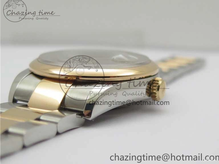 RG BP Best Dial Maker Edition 1:1 Gray Oyster on DateJust SS Roman Bracelet 126201 36 0224